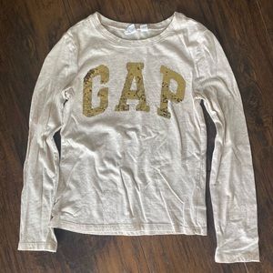 Girls sequined Gap tshirt